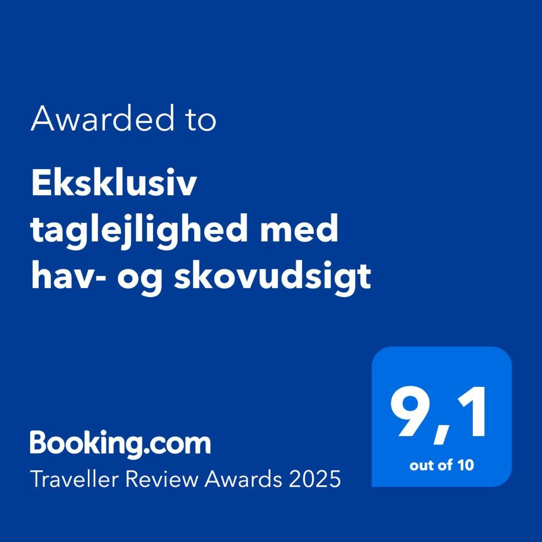 Eksklusiv Taglejlighed Med Hav- Og Skovudsigt Risskov Екстериор снимка